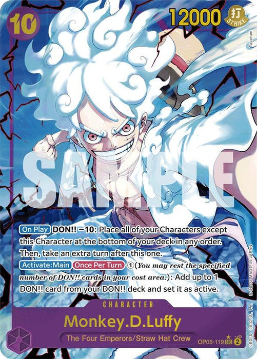 Monkey.D.Luffy (OP05-119) (Alternate Art) (OP05-119) (Foil) [Premium Booster -The Best-]