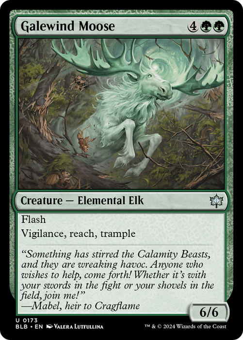 Galewind Moose [BLB-173] Foil - Bloomburrow