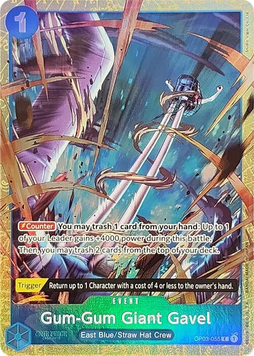 Image for Gum-Gum Giant Gavel (Premium Card Collection -Best Selection Vol. 2-) (OP03-055) (Foil) [One Piece Promotion Cards] - One Piece Card Game