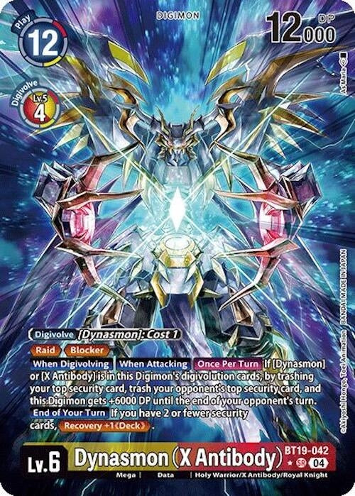 Dynasmon (X Antibody) (Alternate Art) (BT19-042 SR) (Foil) [Release Special Booster 2.0]