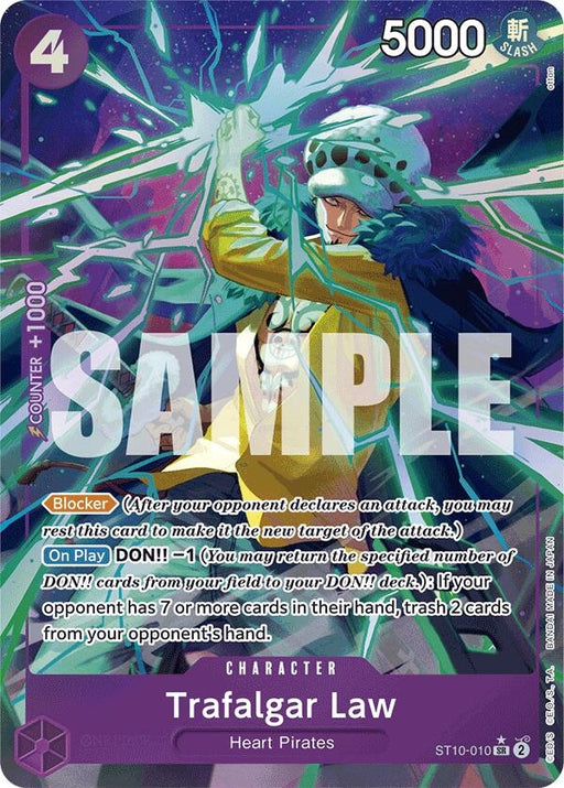 Image for Trafalgar Law (ST10-010) (Alternate Art) (ST10-010) (Foil) [Premium Booster -The Best-] - One Piece Card Game