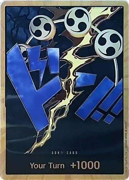 Image for DON!! Card (Enel) (Gold) (Foil) [Premium Booster -The Best-] - One Piece Card Game