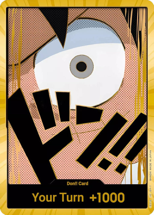 Image for DON!! Card (Luffy) (Gold) (Foil) [Premium Booster -The Best-] - One Piece Card Game