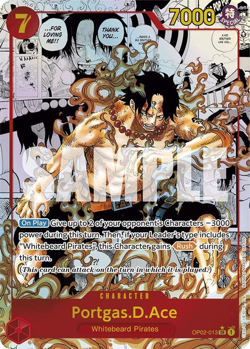 Portgas.D.Ace (Manga) (OP02-013) (Foil) [Premium Booster -The Best-]