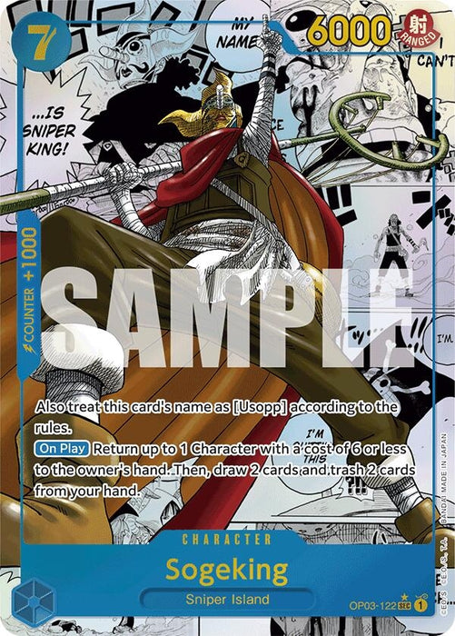 Sogeking (Manga) (OP03-122) (Foil) [Premium Booster -The Best-]