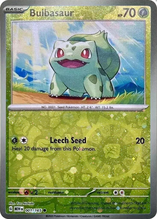 Image for Bulbasaur - 001/165 (Reverse Cosmos Holo) (Costco Exclusive) (001/165) (Holofoil) [Miscellaneous Cards & Products] - Pokemon