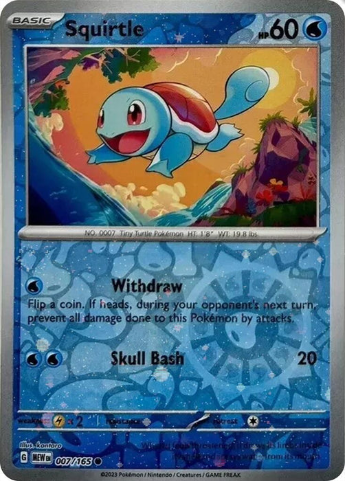 Image for Squirtle - 007/165 (Reverse Cosmos Holo) (Costco Exclusive) (007/165) (Holofoil) [Miscellaneous Cards & Products] - Pokemon