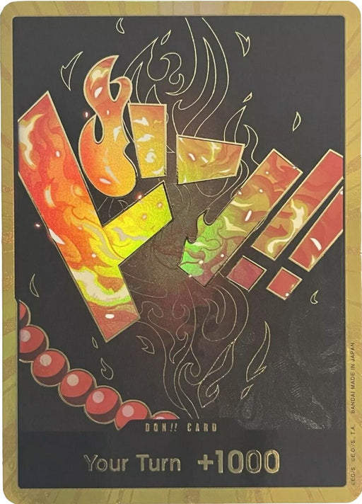 Image for DON!! Card (Ace) (Gold) (Foil) [Premium Booster -The Best-] - One Piece Card Game