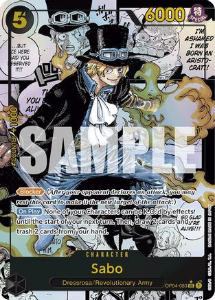 Sabo (Alternate Art) (Manga) [OP04-083] (Premium Booster)