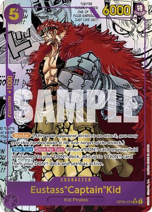 Eustass"Captain"Kid (OP05-074) (Manga) [OP05-074] (Premium Booster)