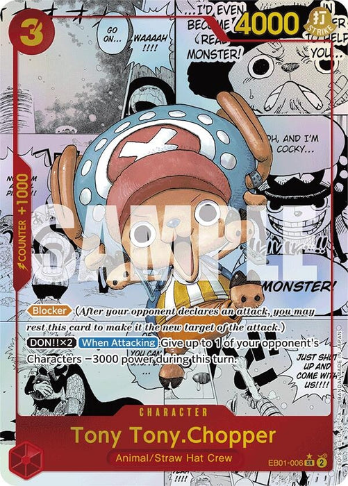 Image for Tony Tony.Chopper (EB01-006) (Manga) (EB01-006) (Foil) [Premium Booster -The Best-] - One Piece Card Game