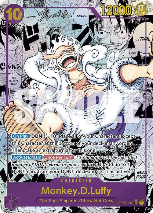 Monkey.D.Luffy (OP05-119) (Manga) (OP05-119) (Foil) [Premium Booster -The Best-]