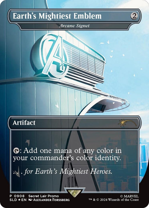 Image for Earth's Mightiest Emblem - Arcane Signet (Rainbow Foil) (908) (Foil) [Secret Lair Drop Series] - Magic: The Gathering
