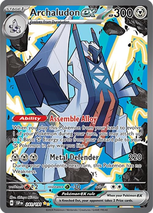 Image for Archaludon ex (241/191) (Holofoil) [SV08: Surging Sparks] - Pokemon