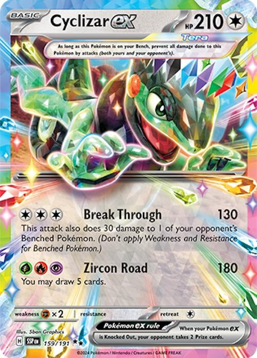 Image for Cyclizar ex (159/191) (Holofoil) [SV08: Surging Sparks] - Pokemon