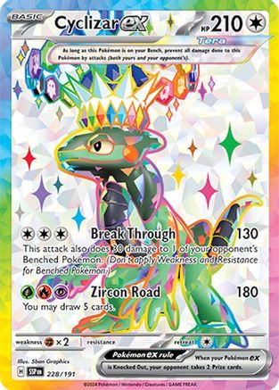 Cyclizar ex (228/191) Holofoil [SV08: Surging Sparks]