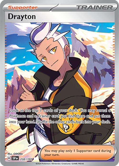 Image for Drayton (232/191) (Holofoil) [SV08: Surging Sparks] - Pokemon