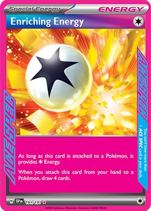 Image for Enriching Energy (191/191) (Holofoil) [SV08: Surging Sparks] - Pokemon