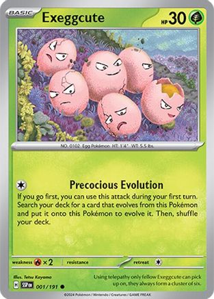 Exeggcute (1/191)  [SV08: Surging Sparks]