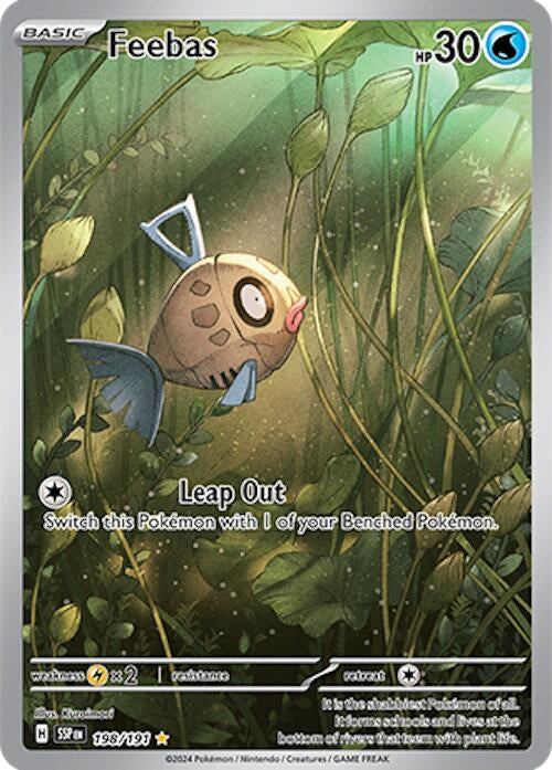 Image for Feebas (198/191) (Holofoil) [SV08: Surging Sparks] - Pokemon