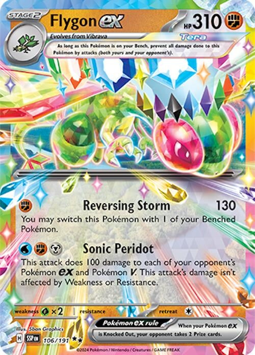 Image for Flygon ex (106/191) (Holofoil) [SV08: Surging Sparks] - Pokemon