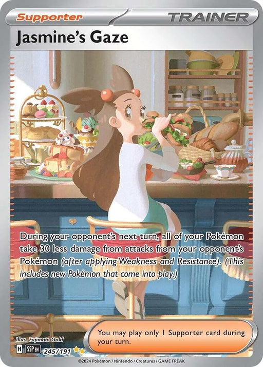 Image for Jasmine's Gaze (245/191) (Holofoil) [SV08: Surging Sparks] - Pokemon