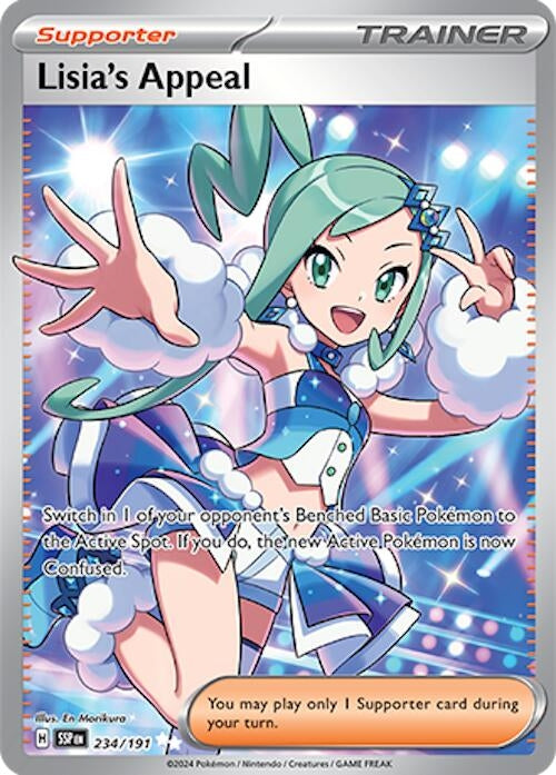 Image for Lisia's Appeal (234/191) (Holofoil) [SV08: Surging Sparks] - Pokemon