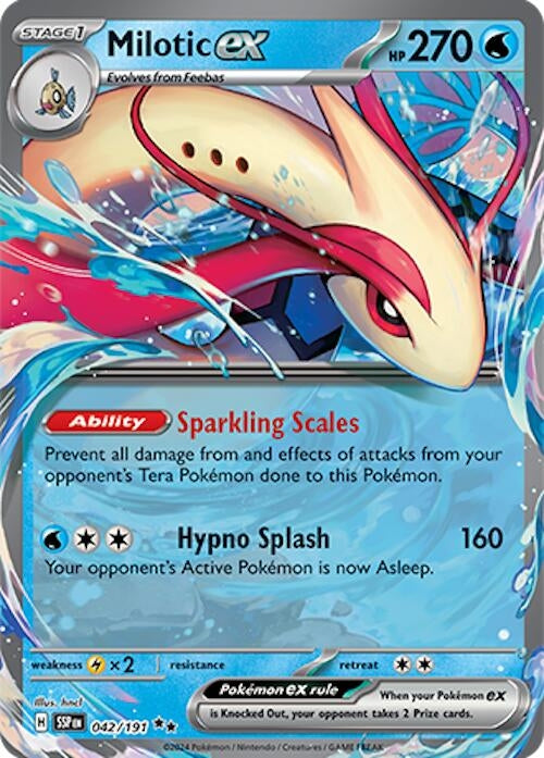 Image for Milotic ex (042/191) (Holofoil) [SV08: Surging Sparks] - Pokemon