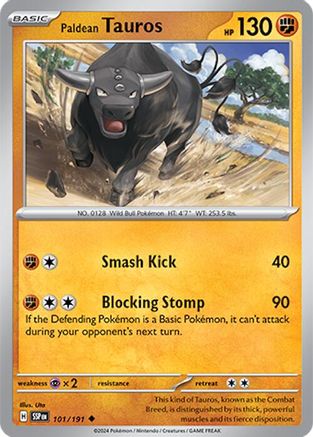 Paldean Tauros (101/191)  [SV08: Surging Sparks]