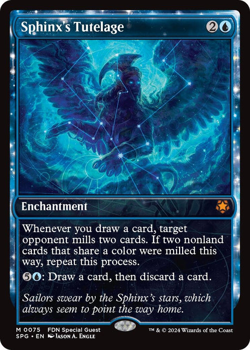 Image for Sphinx's Tutelage (Showcase) (75) (Foil) [Special Guests] - Magic: The Gathering