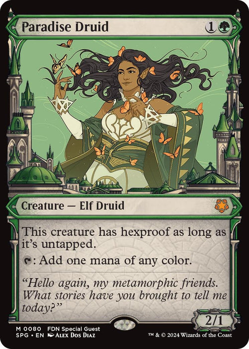 Image for Paradise Druid (Showcase) (80) [Special Guests] - Magic: The Gathering