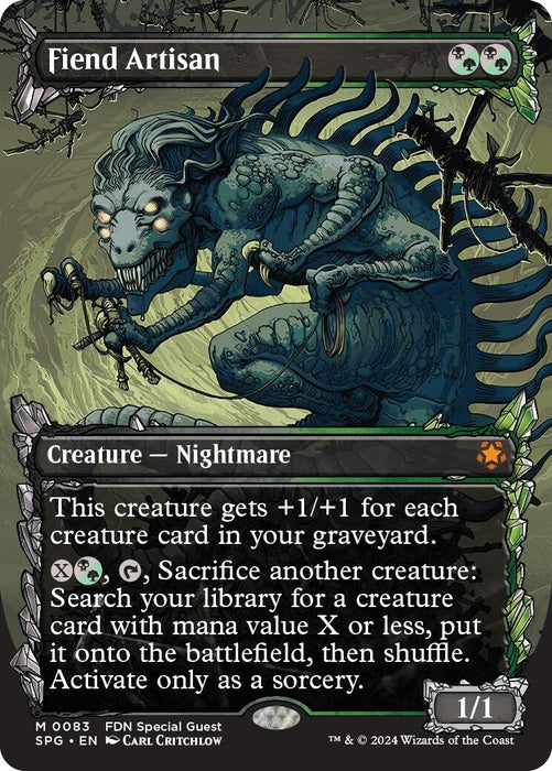 Image for Fiend Artisan (Showcase) (83) (Foil) [Special Guests] - Magic: The Gathering
