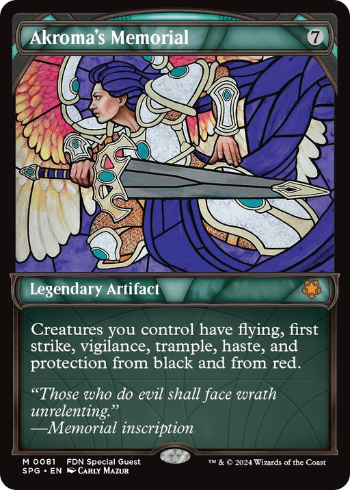 Image for Akroma's Memorial (Showcase) (81) [Special Guests] - Magic: The Gathering