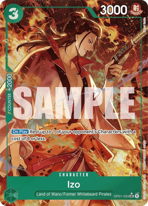 Izo (OP01-033) (Alternate Art) (OP01-033) (Foil) [Premium Booster -The Best-]