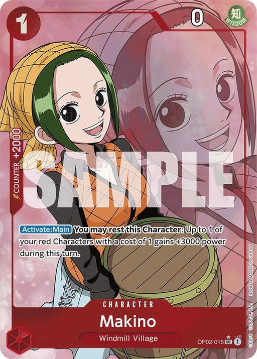 Image for Makino (Full Art) (OP02-015) (Foil) [Premium Booster -The Best-] - One Piece Card Game