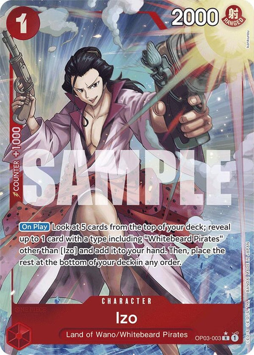 Image for Izo (OP03-003) (Full Art) (OP03-003) (Foil) [Premium Booster -The Best-] - One Piece Card Game