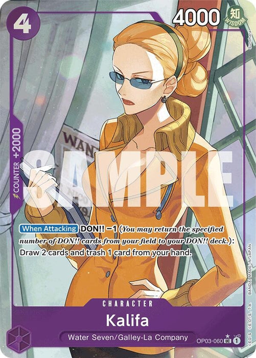 Image for Kalifa (Full Art) (OP03-060) (Foil) [Premium Booster -The Best-] - One Piece Card Game