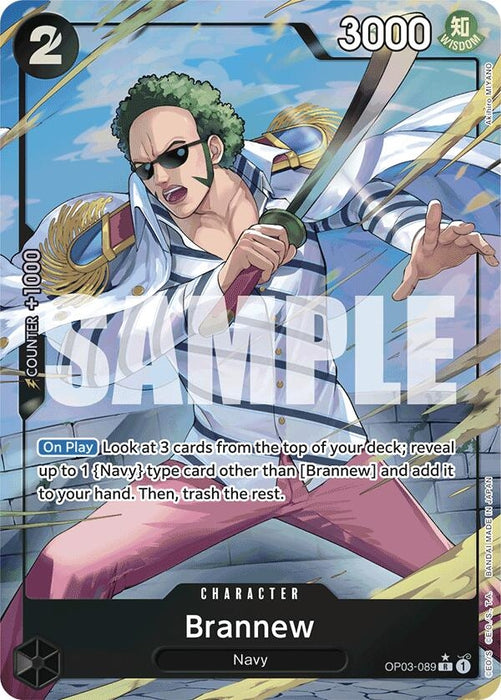 Image for Brannew (Alternate Art) (OP03-089) (Foil) [Premium Booster -The Best-] - One Piece Card Game