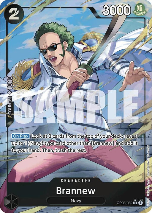 Image for Brannew (Alternate Art) (OP03-089) (Foil) [Premium Booster -The Best-] - One Piece Card Game