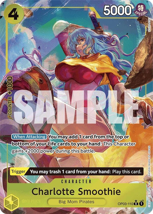 Image for Charlotte Smoothie (Full Art) (OP03-110) (Foil) [Premium Booster -The Best-] - One Piece Card Game