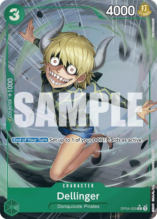 Image for Dellinger (Full Art) (OP04-029) (Foil) [Premium Booster -The Best-] - One Piece Card Game