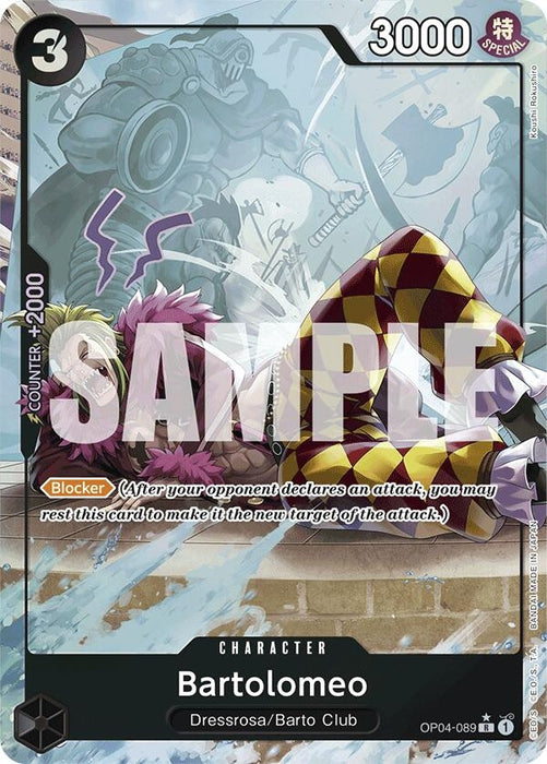 Bartolomeo (OP04-089) (Full Art) (OP04-089) (Foil) [Premium Booster -The Best-]