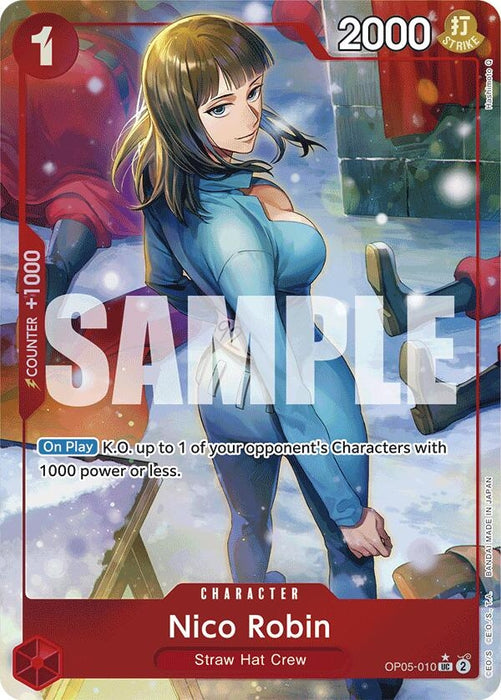 Image for Nico Robin (Full Art) (OP05-010) (Foil) [Premium Booster -The Best-] - One Piece Card Game
