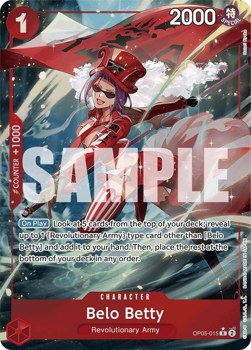 Image for Belo Betty (Full Art) (OP05-015) (Foil) [Premium Booster -The Best-] - One Piece Card Game