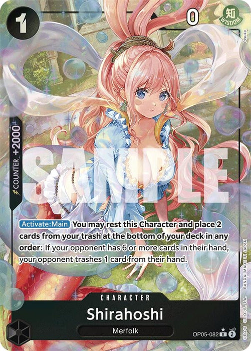 Image for Shirahoshi (OP05-082) (Alternate Art) (OP05-082) (Foil) [Premium Booster -The Best-] - One Piece Card Game