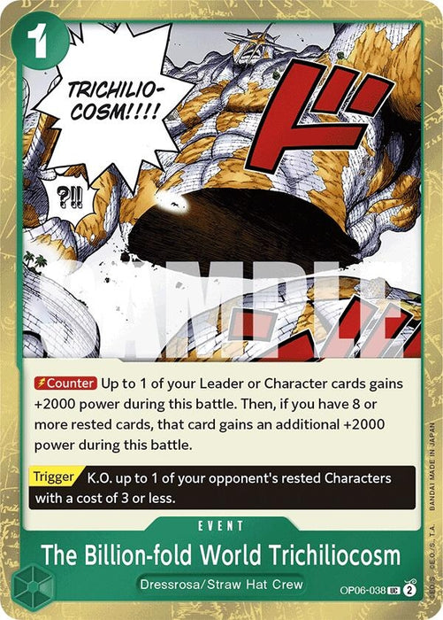 The Billion-fold World Trichiliocosm (Jolly Roger Foil) (OP06-038) (Foil) [Premium Booster -The Best-]