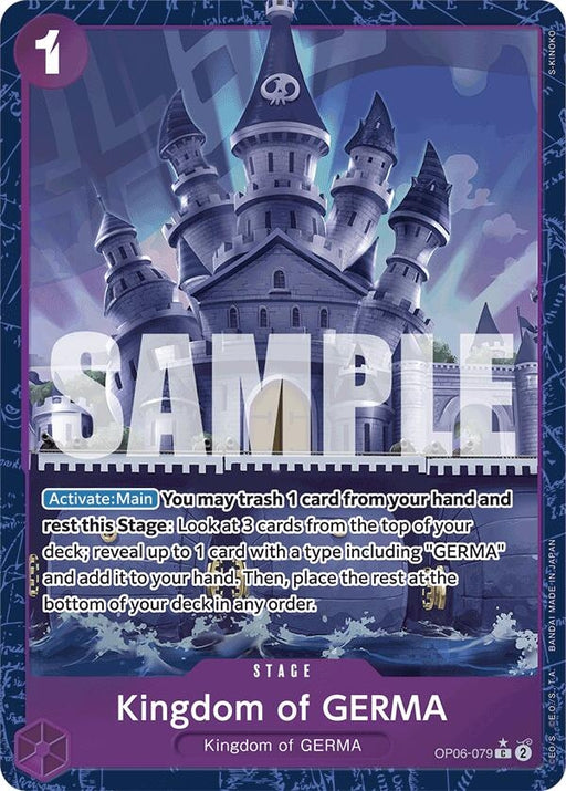 Image for Kingdom of GERMA (Alternate Art) (OP06-079) (Foil) [Premium Booster -The Best-] - One Piece Card Game