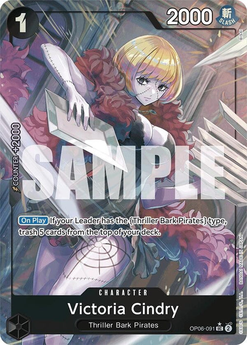 Image for Victoria Cindry (Full Art) (OP06-091) (Foil) [Premium Booster -The Best-] - One Piece Card Game