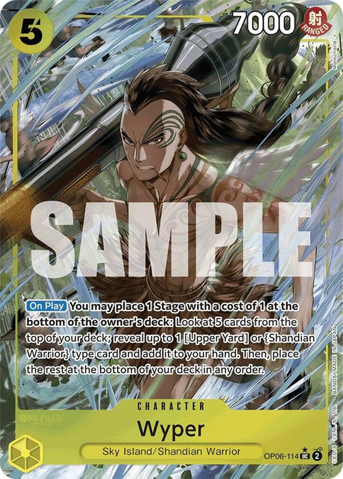 Image for Wyper (Full Art) (OP06-114) (Foil) [Premium Booster -The Best-] - One Piece Card Game