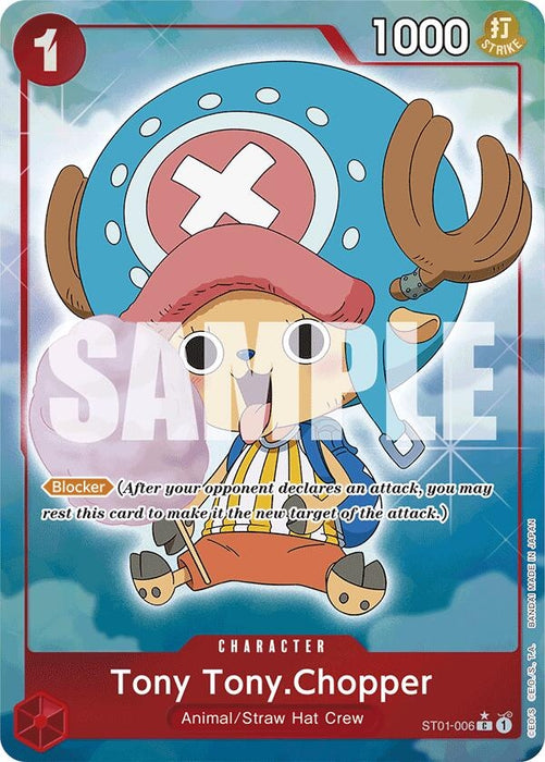 Image for Tony Tony.Chopper (ST01-006) (Full Art) (ST01-006) (Foil) [Premium Booster -The Best-] - One Piece Card Game